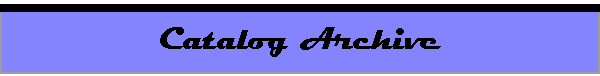 Catalog Archive