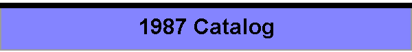 1987 Catalog