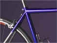 Titanium frame painted by JB