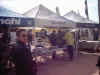 The Campagnolo booth.  In the foreground is Tad "Tad" Stearn