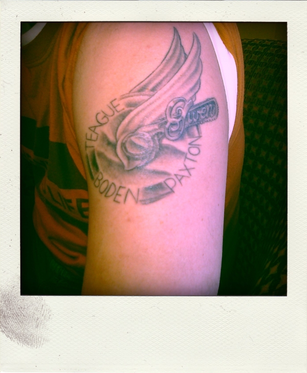 Ted McDaniel had this tattoo done in March 2010. Ted McDaniel had this tattoo done in March 2010.