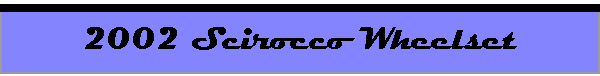 2002 Sciroccos