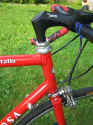 Will Farrington's DeRosa, remade in "rad red" Check out the lug pinstriping